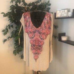 NWT Free People Top T Shirt Oversized Medium